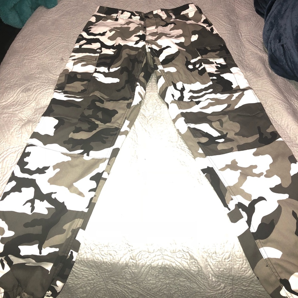 Grey Camp Pants